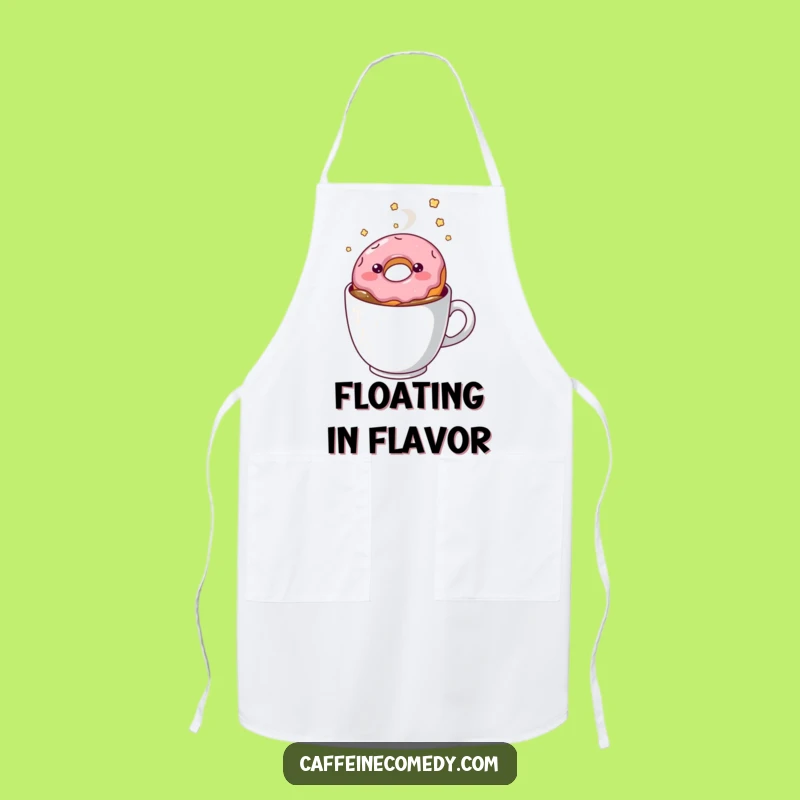 Funny Kawaii Donut Apron: Sweet & Hilarious Kitchen Accessory for Bakers