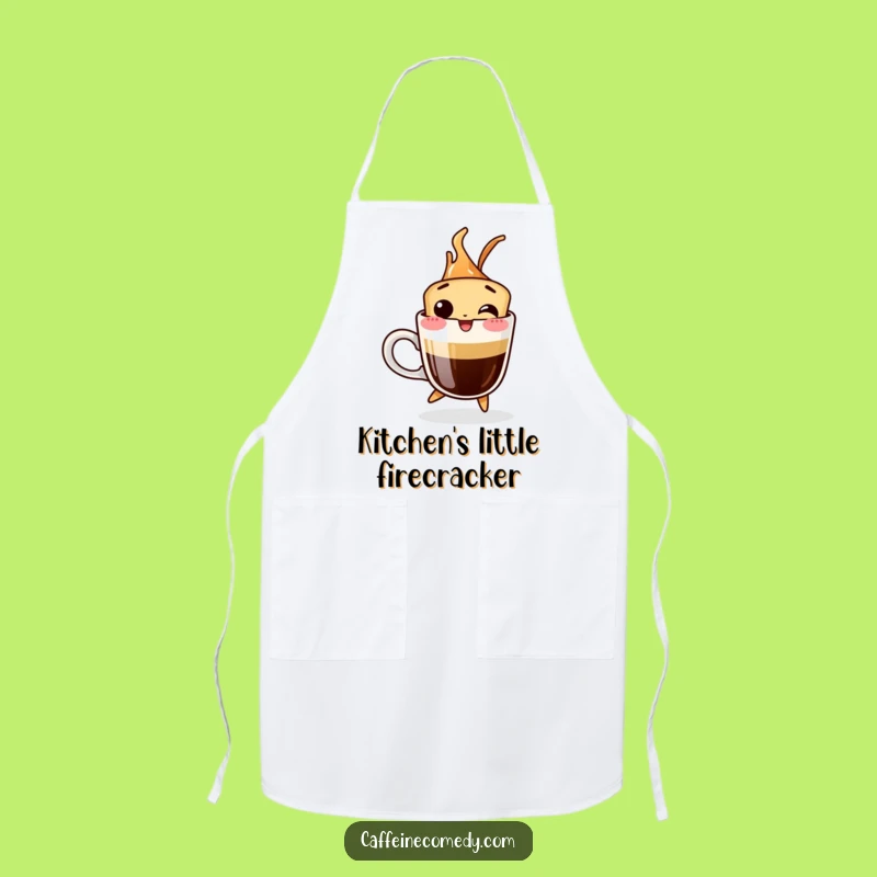 Funny Espresso Shot Apron - Cook with Energy and a Smile!