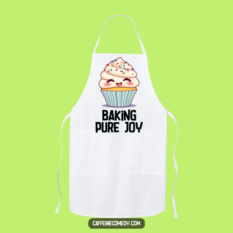 Funny Giggling Cupcake Apron - Bake & Laugh in Style Gift!