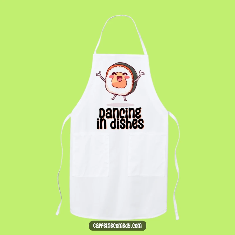Funny Sushi Roll Dancing Apron - Cook Up Some Fun Gift!
