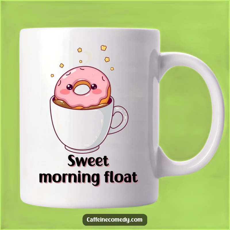 Funny Kawaii Donut Coffee Mug: Dreamy & Hilarious Gift for Donut Lovers