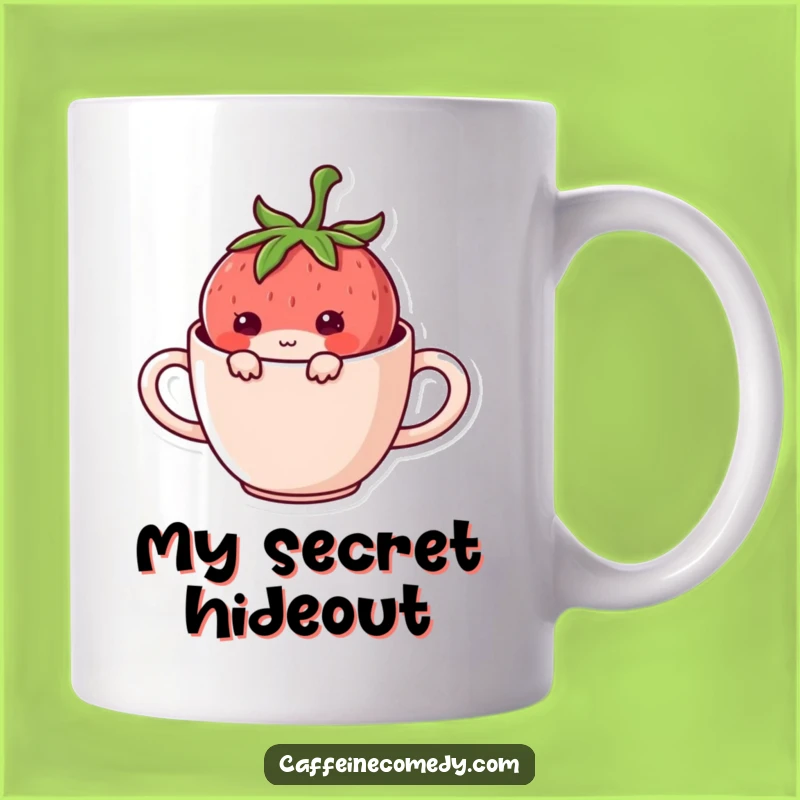 Funny Kawaii Strawberry Mug: A Hidden Surprise for Coffee Lovers