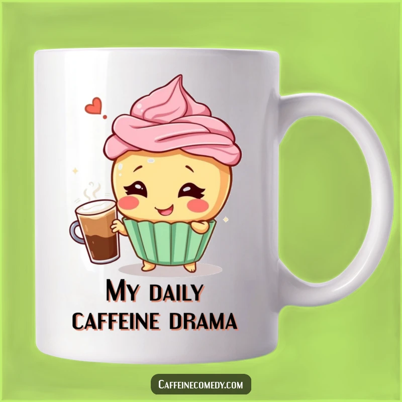 Funny Giggling Cupcake Coffee Mug - The Perfect Humorous Gift for Pastry Lovers