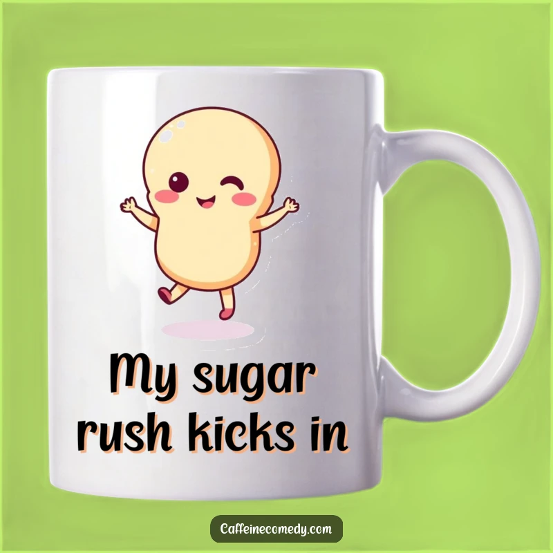 Funny Macaron Dancing Mug: A Playful Treat for Your Morning Coffee, Perfect Funny Gift