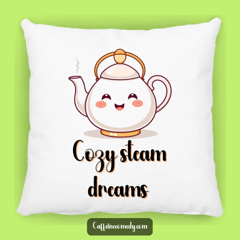 Comfy Funny Kawaii Teapot Pillow: Huggable Comfort for Tea Lovers!