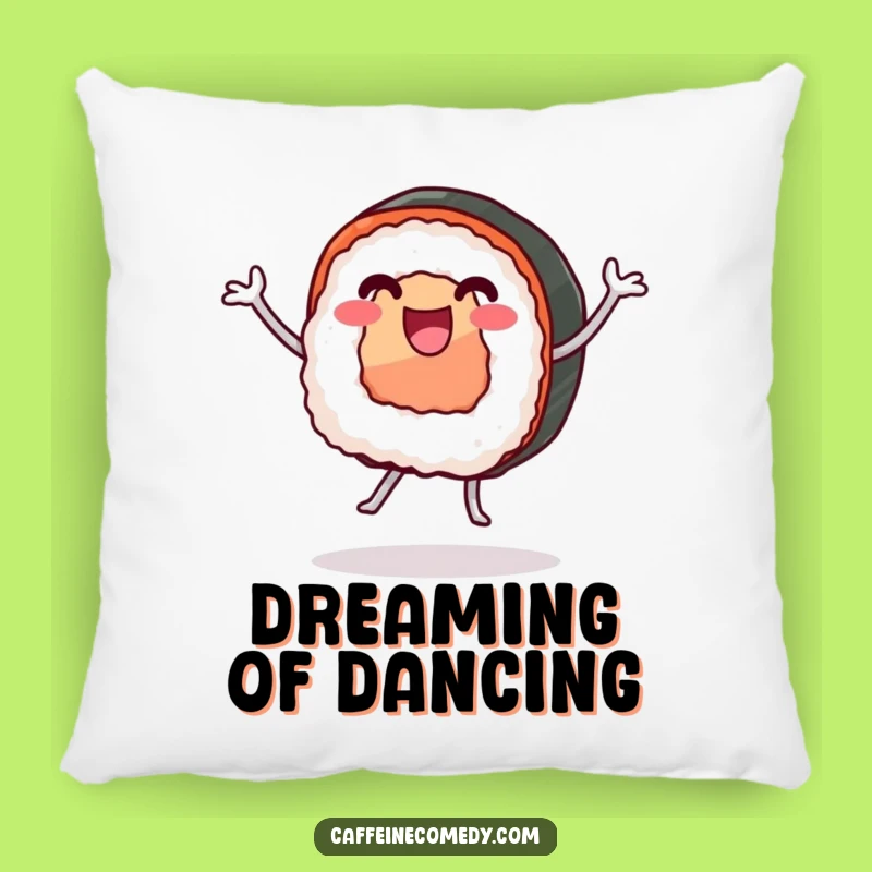 Funny Sushi Roll Dancing Pillow - Cozy Comfort with a Side of Fun!