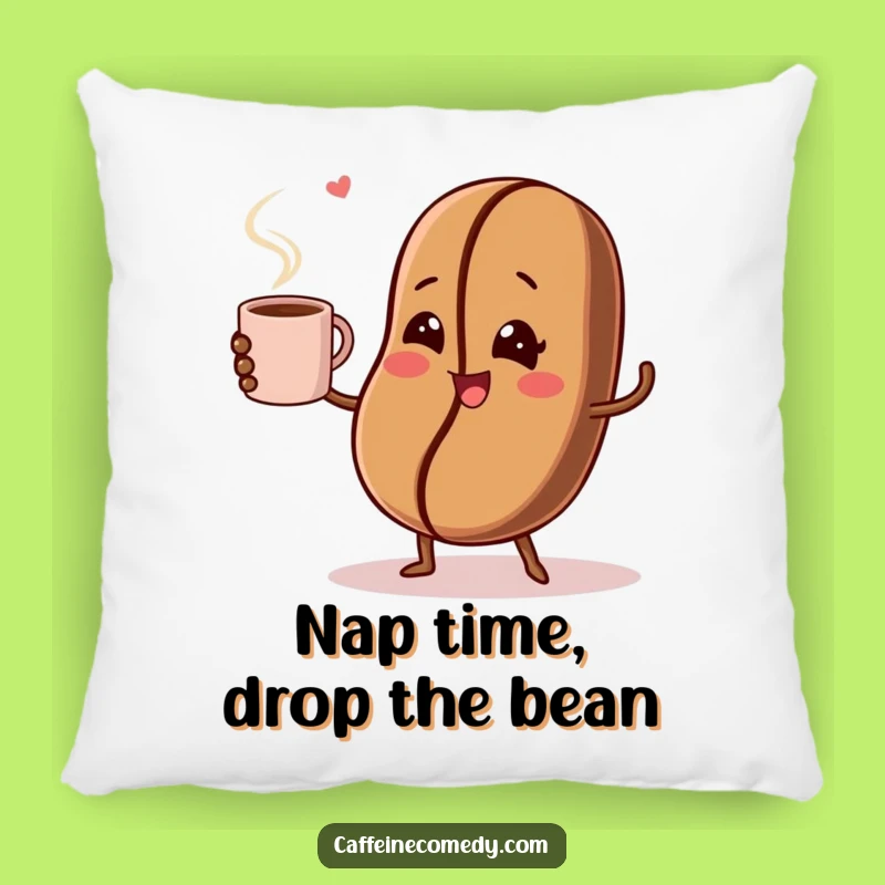 Funny Coffee Bean Juggling Pillow - Comfy Cuddles with a Side of Laughter!