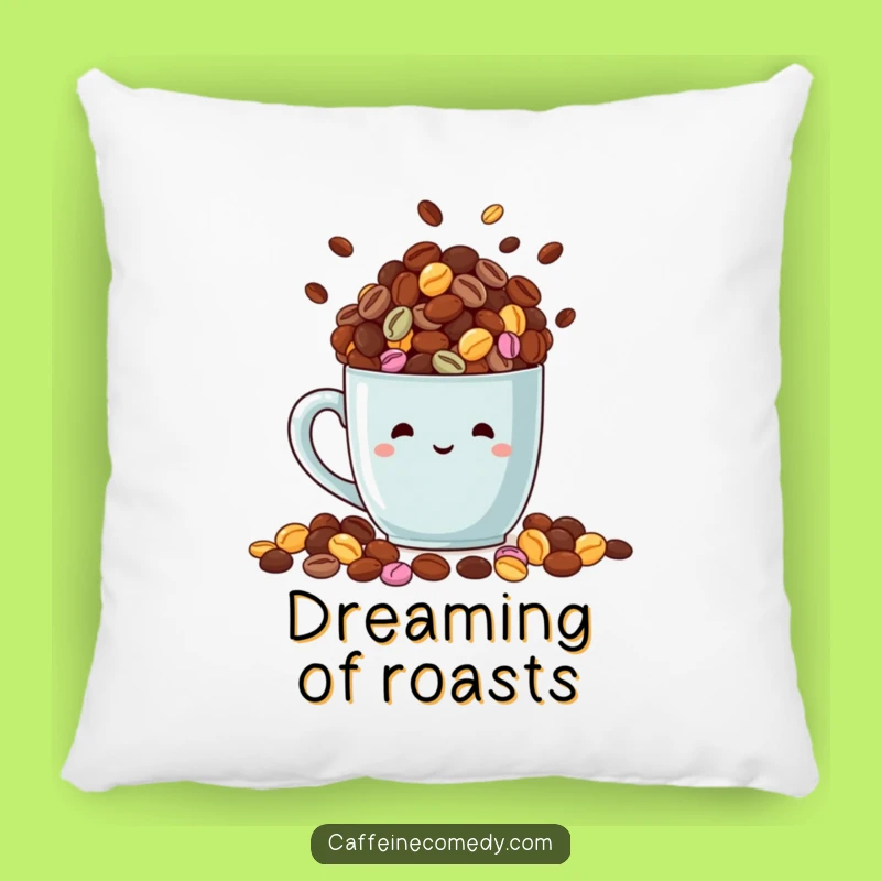 Funny Coffee Bean Pillow: Cozy Comfort for Coffee Lovers!
