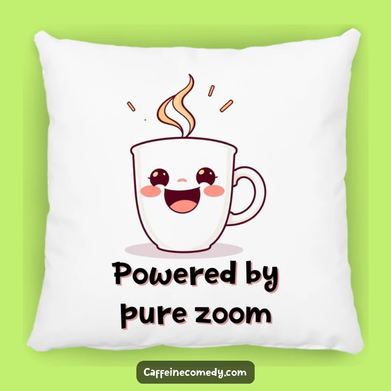 Funny Espresso Cup Pillow: Cozy Steaming Character - Perfect Funny Gift for Couch Cuddles!