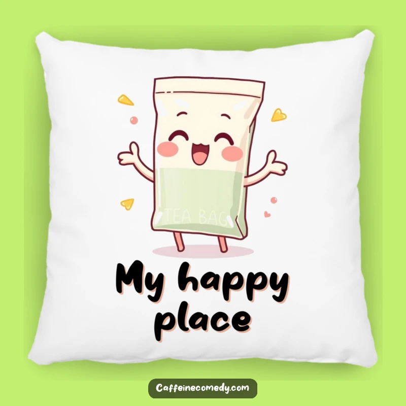 Funny Tea Bag Pillow: Cozy Dunking Comfort - Perfect Funny Gift for Relaxing Moments!