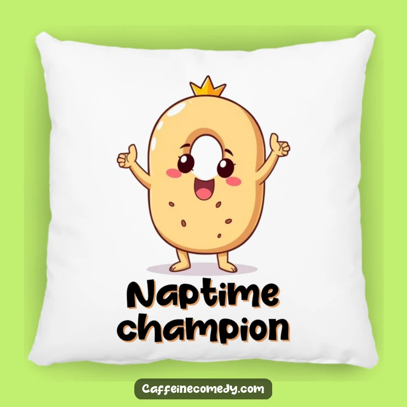 Funny Bagel Celebration Pillow - Beaming Dance Comfort, Cozy Funny Gift