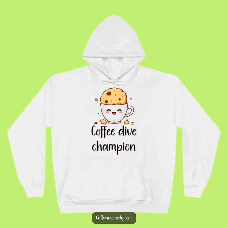 Cozy Funny Kawaii Cookie Hoodie: Warm & Hilarious Comfort for Dunking Fans