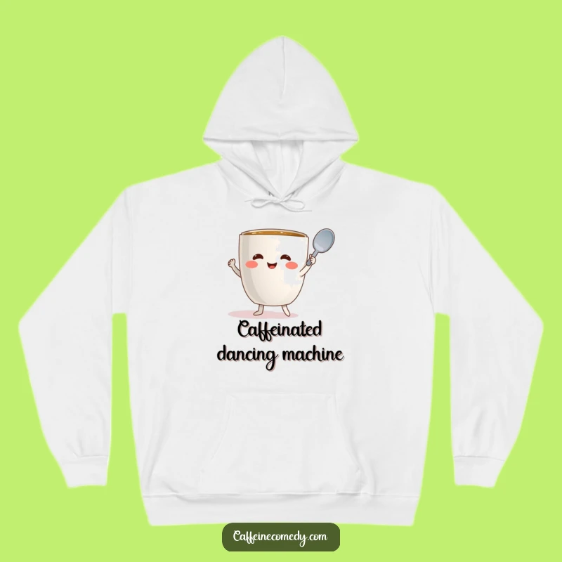 Cozy Funny Dancing Mug Spoon Dance Hoodie: Warmth and Whimsy Combined