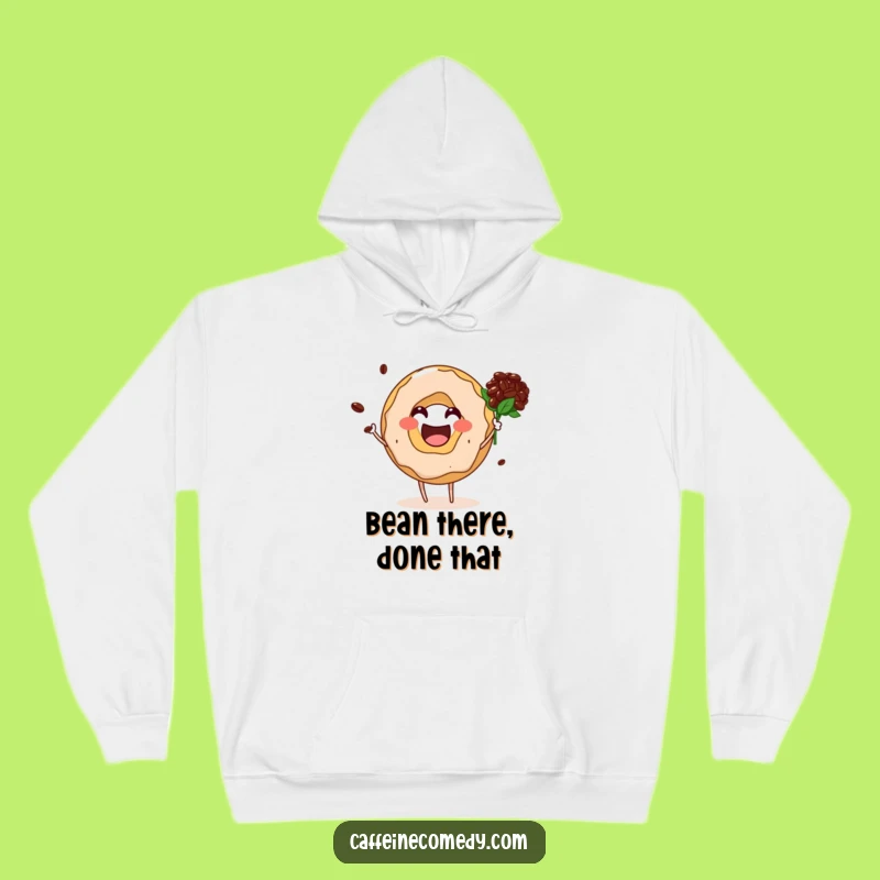 Cozy Funny Donut Hole Coffee Bean Bouquet Hoodie: Ultimate Comfort and Humor