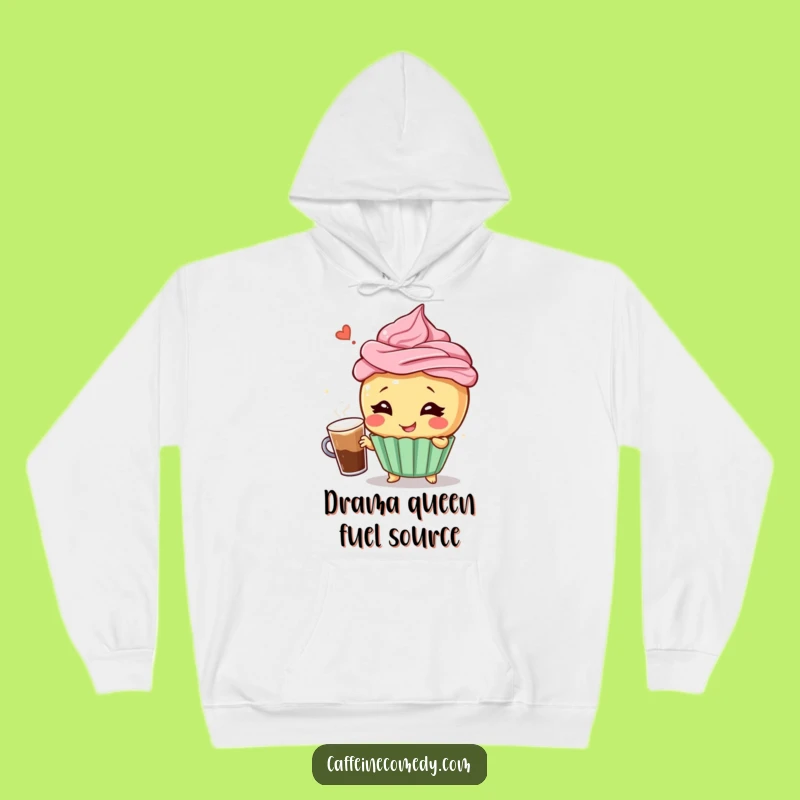 Funny Cupcake Coffee Hoodie - Cozy and Hilarious Gift for Coffee Addicts