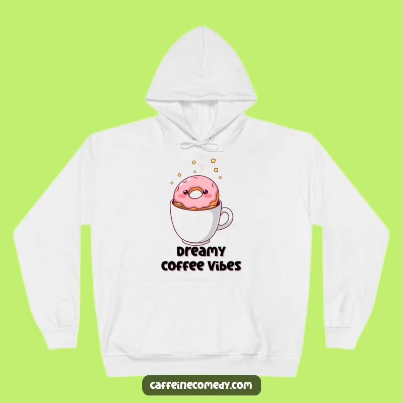 Cozy Funny Kawaii Donut Hoodie: Warm & Hilarious Treat for Chilly Days