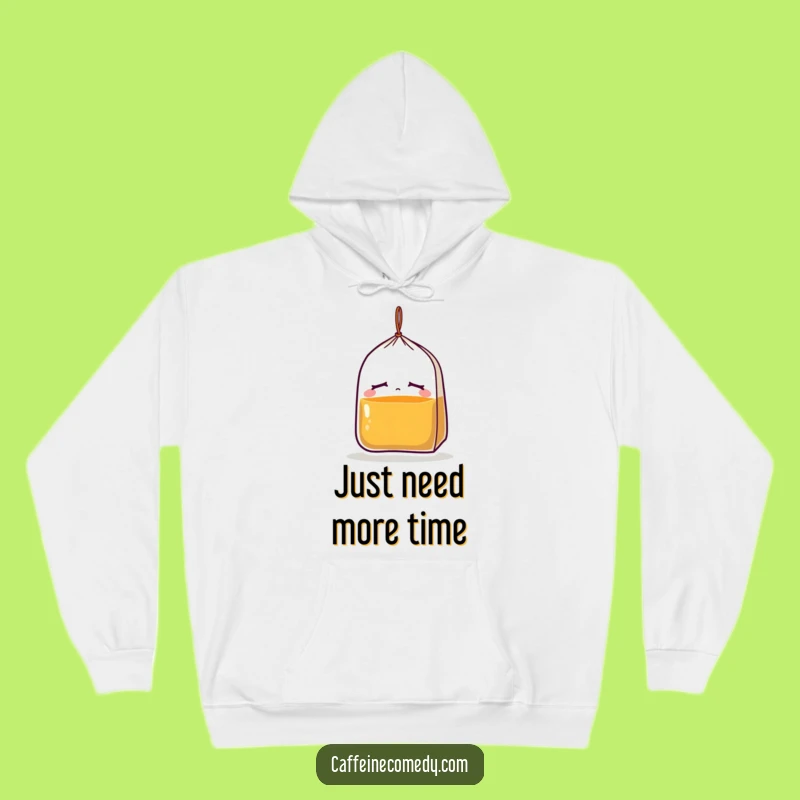 Funny Sleepy Tea Bag Hoodie: Cozy Up with Hilarious, Droopy Comfort