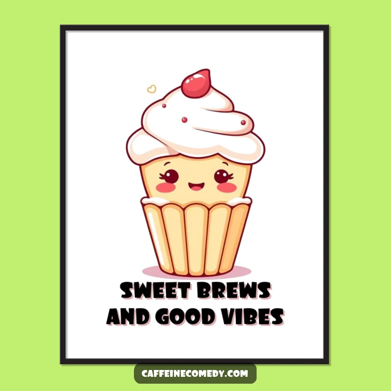 Free Printable Cupcake Art - Funny Downloadable Decor for a Sweet Space!