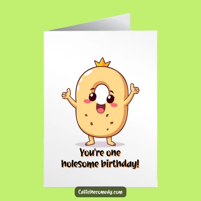 Joyful Bagel Birthday Card: Free Printable Victory Dance for a Fun Celebration