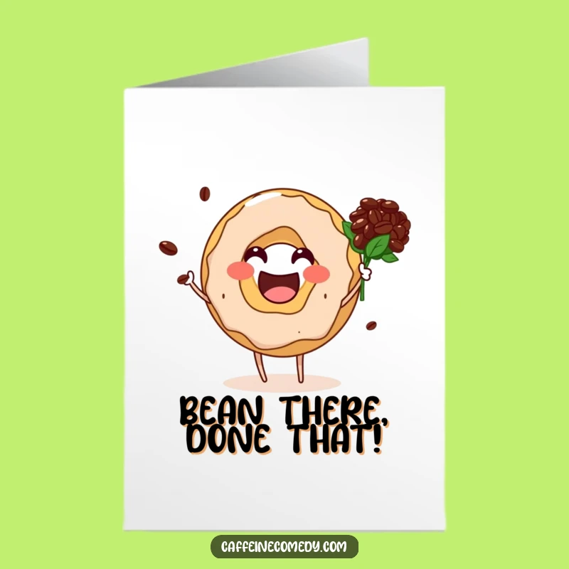 Free Printable Congrats Card: Donut Hole's Coffee Bean Bouquet Says You Did It