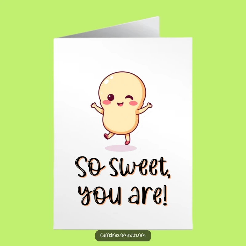 Free Printable Thank You Card Macaron Dancer Sweet Downloadable Appreciation Note
