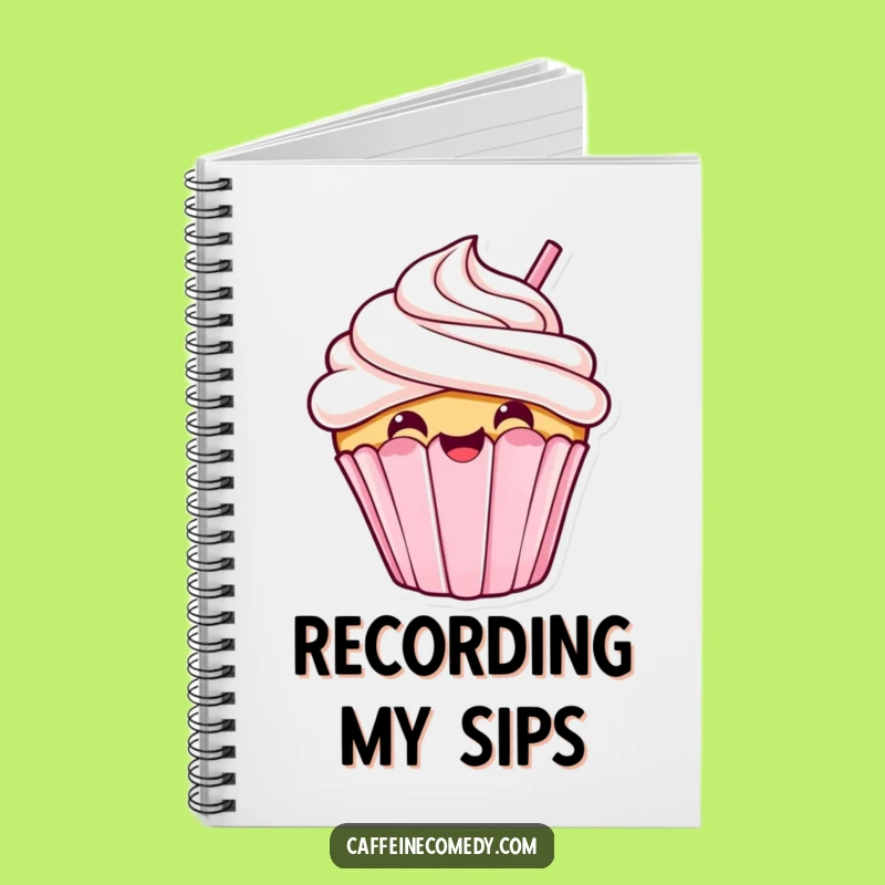 Funny Kawaii Cupcake Notebook: Hilarious Journal for Sweet Ideas & Recipes