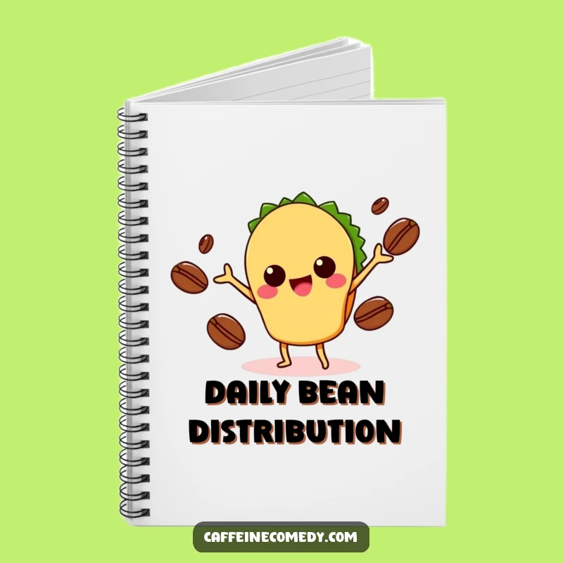 Funny Kawaii Taco Juggling Coffee Notebook: Jots Down Your Best Ideas