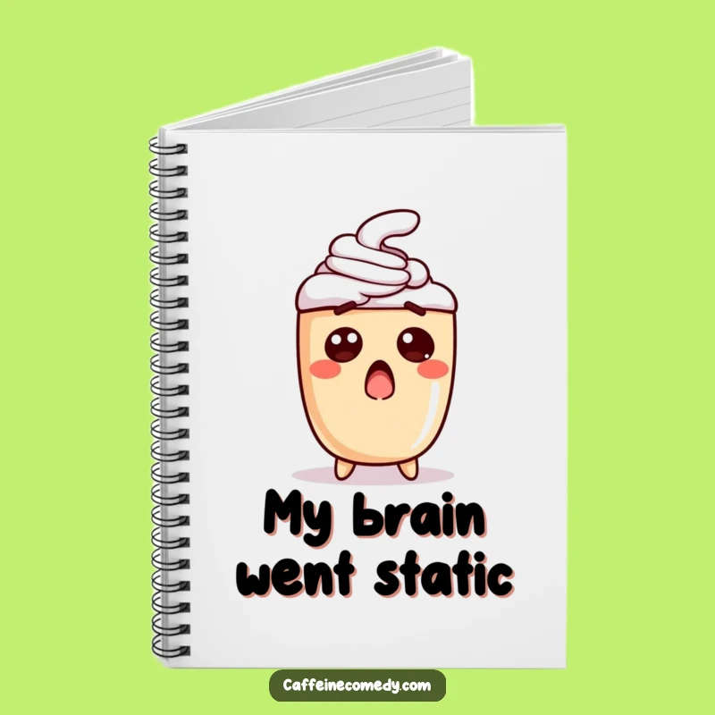 Funny Surprised Latte Notebook: Jot Down Ideas with Shocking Coffee Flair