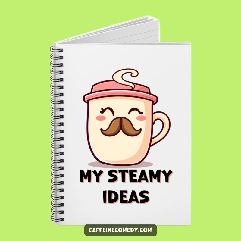 Funny Coffee Cup Notebook: Jot Down Your Ideas with Humor, Ideal Gift