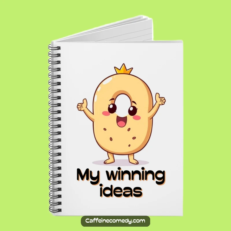 Funny Bagel Victory Notebook - Beaming Dance Journal, Great Funny Gift