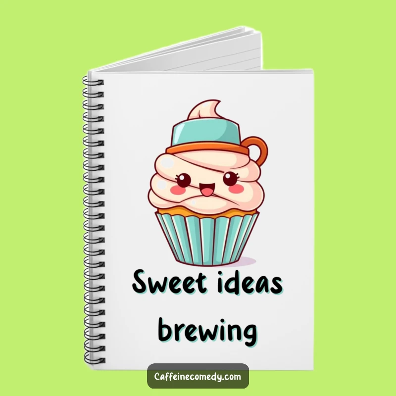Sweet Notes Notebook: Funny Kawaii Cupcake Journal