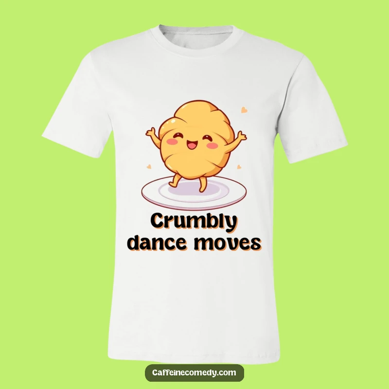 Funny Croissant Dancing T-Shirt - Wear Your Breakfast Joy!