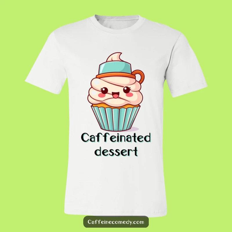 Funny Kawaii Cupcake Coffee Tee - Cute & Comical Apparel