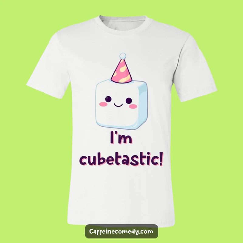 Funny Sugar Cube Party Hat T-Shirt: Wear Your Joy with This Hilarious Tee