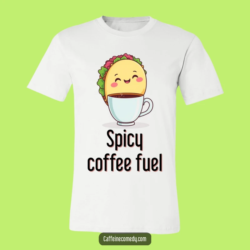 Funny Taco Coffee T-Shirt - Deliciously Humorous Gift for Foodies!