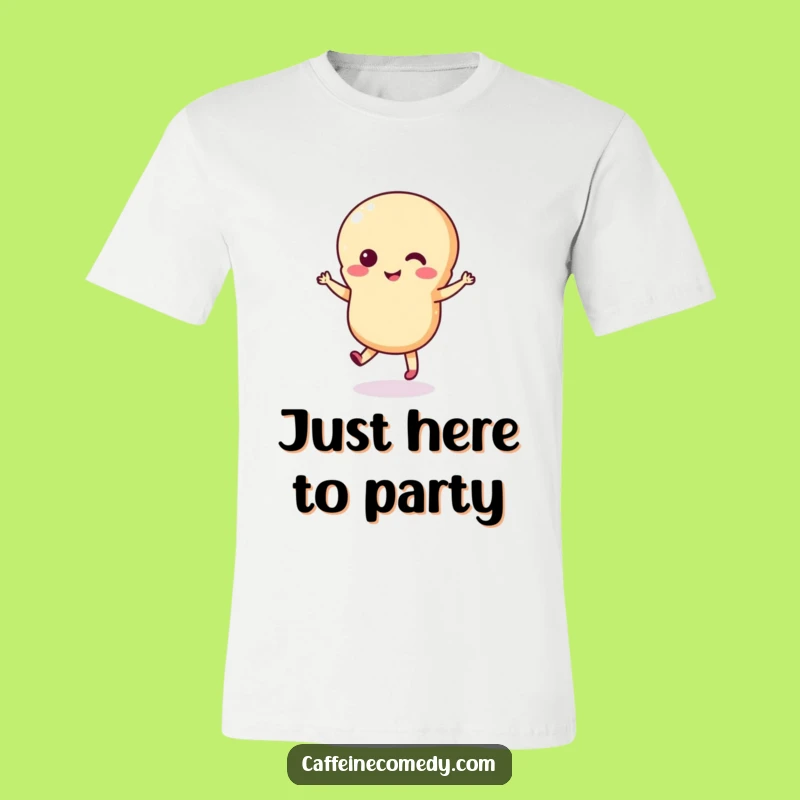 Funny Macaron Dance T-Shirt: Wear Your Joy with This Playful Character Tee, Ideal Funny Gift