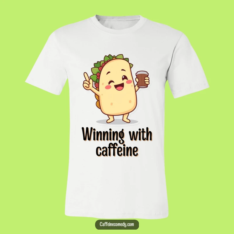 Funny Taco Victory Dance T-Shirt - Wear Your Joyful Fiesta Fashion