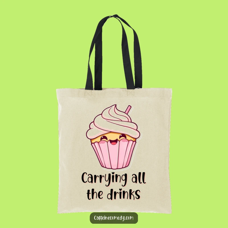 Funny Kawaii Cupcake Tote Bag: Stylish & Hilarious Carry-All for Sweet Adventures