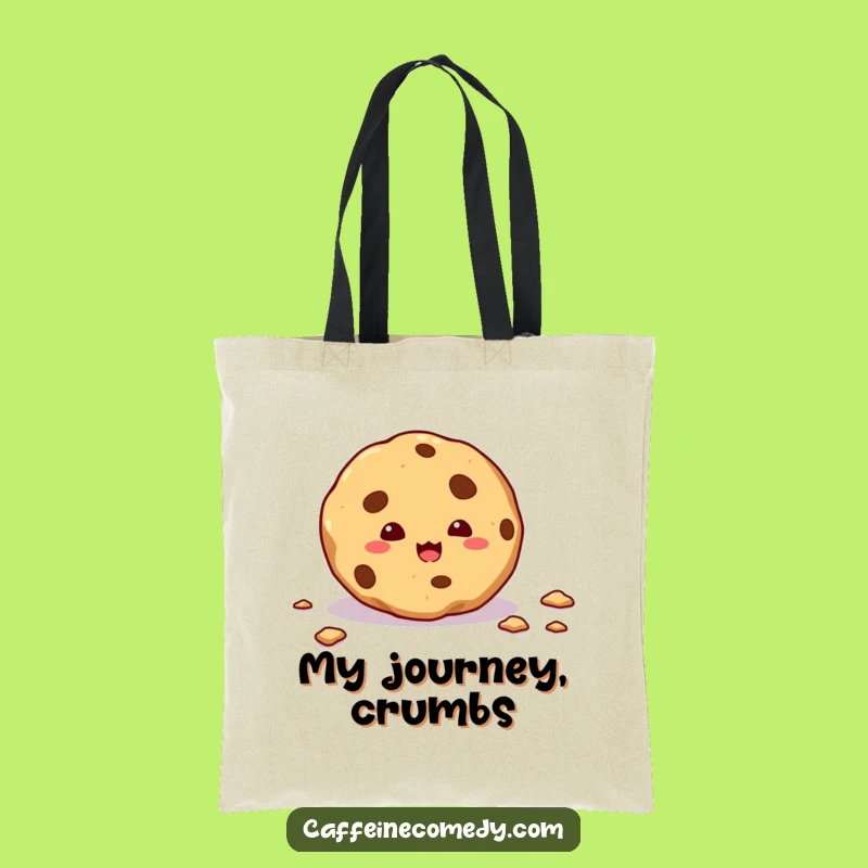 Funny Cookie Crumbs Tote Bag: Carry Your Sweet Treasures!